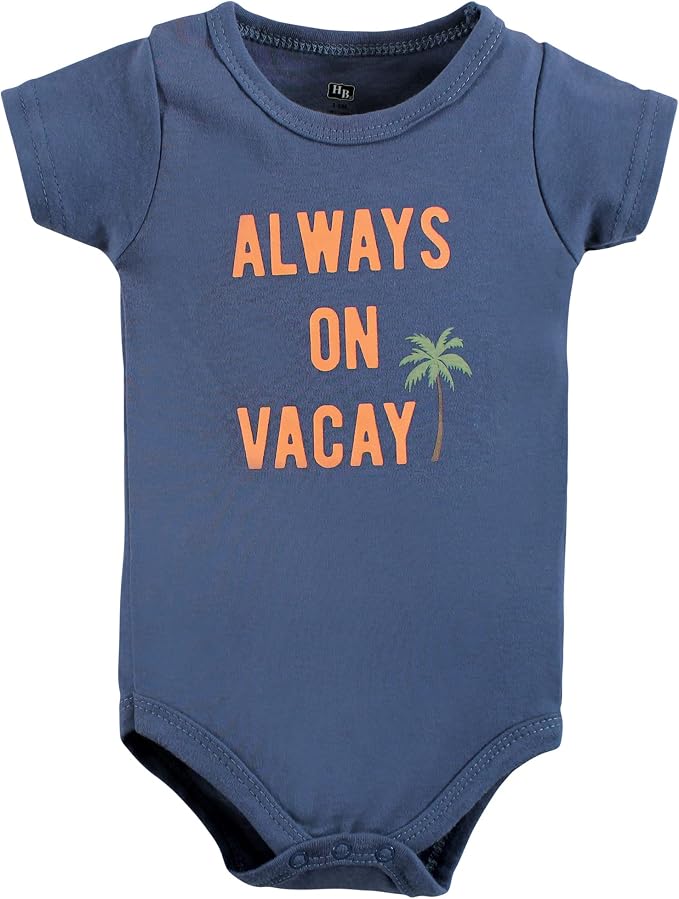 Hudson Baby Unisex Baby Cotton Bodysuit, Shorts and Shoe Set - Image 3