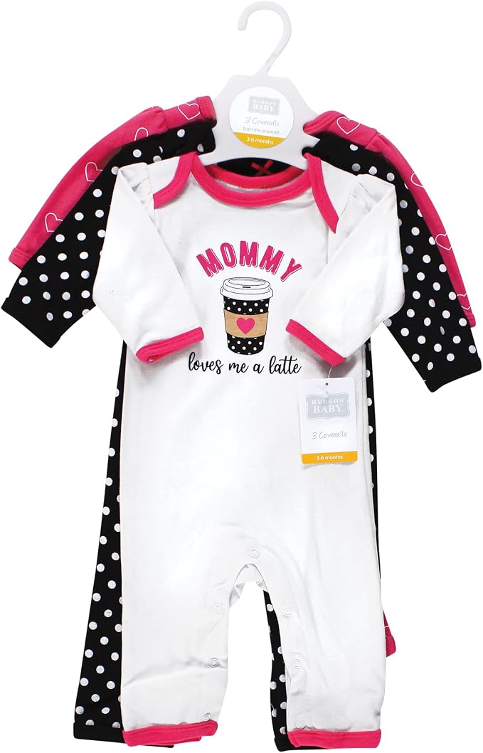 Hudson Baby unisex-child Cotton Coveralls - Image 2
