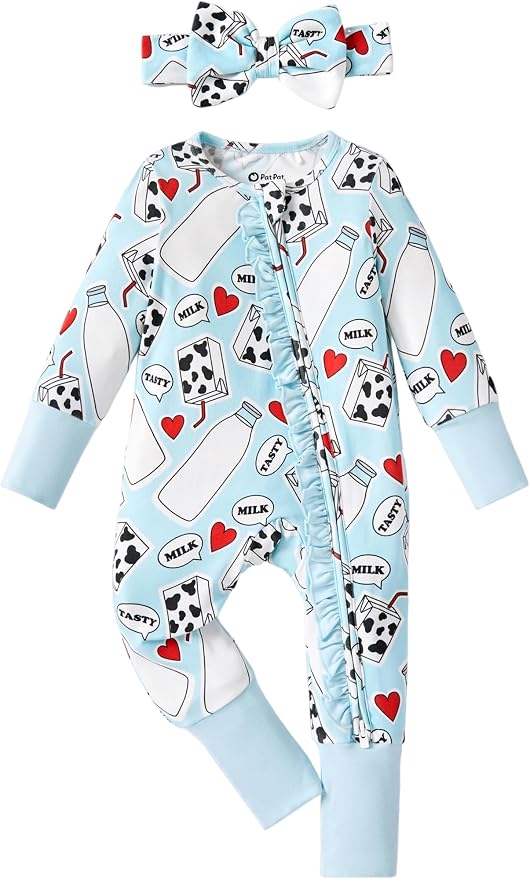 PATPAT Bamboo Viscose Baby Footie by PATPAT