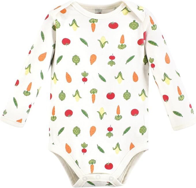 Touched by Nature Unisex Baby Organic Cotton Long-Sleeve Bodysuits - Image 5