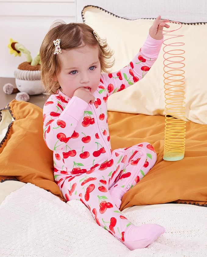 babee Reshinee Viscose derived from bamboo Baby Pajamas Convertible Footie - Image 6