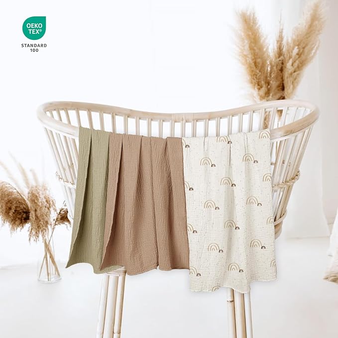lulumoon Muslin Swaddle Blankets - Image 3