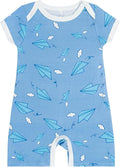 GUISBY Baby Rayon Romper Pajamas, 0-24M | Silky Soft Feel，Snap Closure，Footless by GUISBY