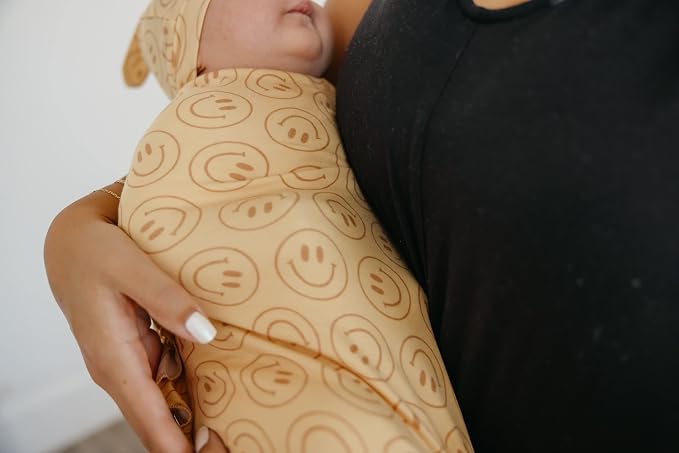 Copper Pearl Swaddle Blankets for Newborns | Soft Stretchy Receiving Blankets - Image 6