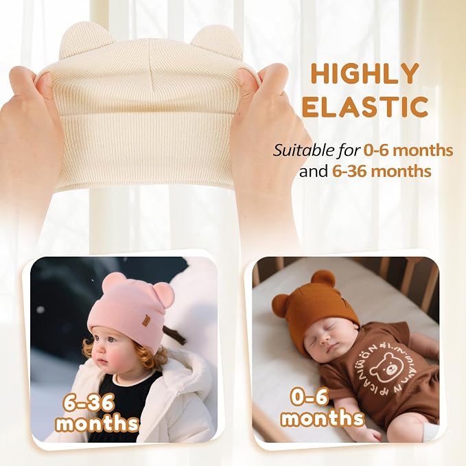 DANMY Baby Beanie Warm Winter Hat - Image 5