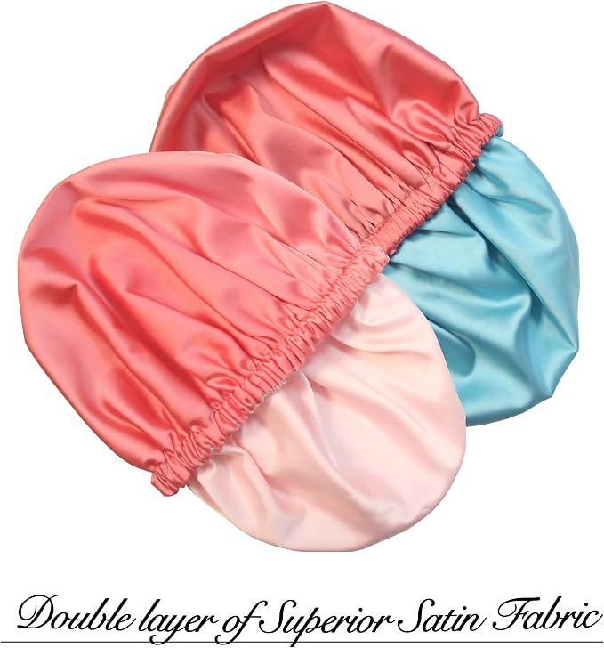 AKISS Baby Infant Newborn Toddler Satin Silk Hair Bonnet Cap - Image 4