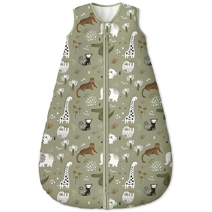 Yoofoss Baby Sleep Sack 18-24 Months, TOG 2.5 Baby Wearable Blanket with 2-Way Zipper, 100% Organic Cotton Fabric Winter Newborn Sleeping Sack, Warm Soft Comfy(X-Large)