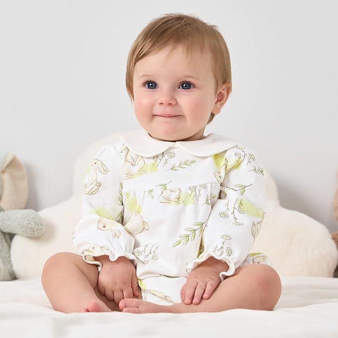 pureborn Baby Girls Boys Bodysuit One-Piece Romper 0-24 Months - Image 3