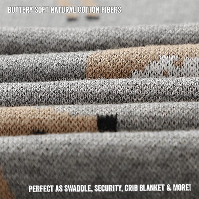 Knit Baby Swaddle Blanket - Image 5
