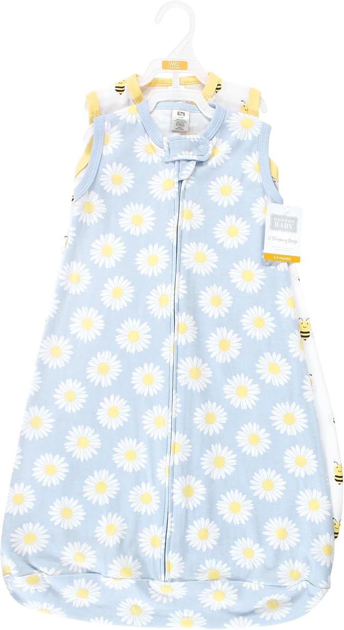 Hudson Baby Unisex Baby Cotton Long-Sleeve Wearable Sleeping Bag - Image 2