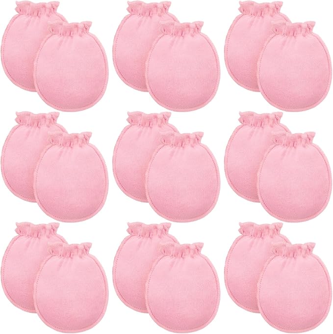 Syhood 9 Pairs Newborn Infant Mittens 0-6 Months by Syhood