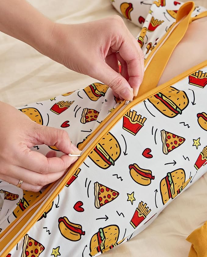 babee Reshinee Bamboo Viscose Baby Footie Pajama, Zipper Sleeper Boys Girls | - Image 4
