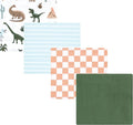 Luvable Friends Little Treasure Flannel Receiving Blankets 4pk by Luvable+Friends