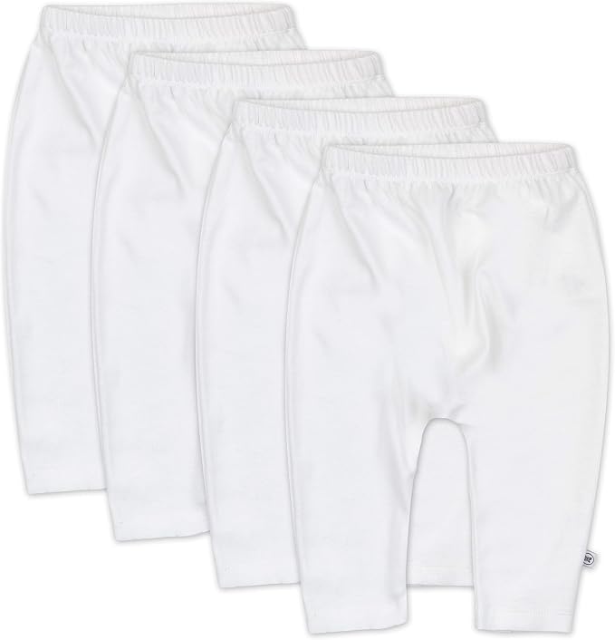 HonestBaby Unisex-Baby Multipack Harem Pants Roomy Fit Pull on Bottoms 100% by HonestBaby