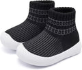 Eashi Baby Boy Girl Non-Skid Indoor Infant Walking Shoes Breathable Warm Elastic Sock Shoes with Memory Sole Protect Toes Outdoor Sneakers