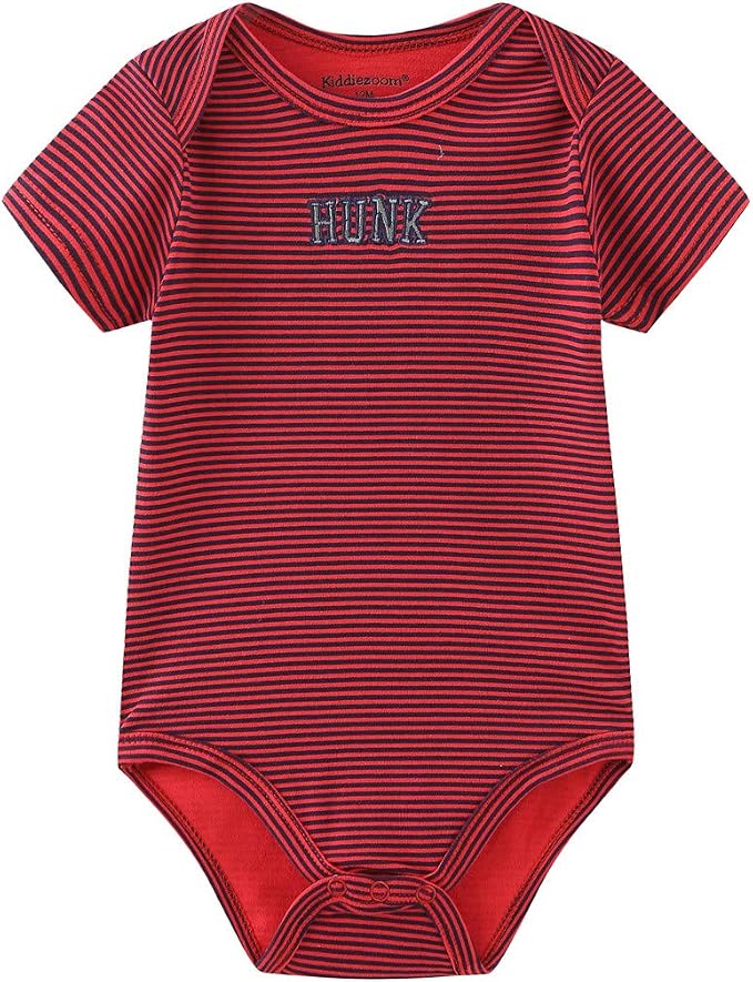 Kiddiezoom Newborn Baby Unisex Cotton One-Piece Bodysuits Baby Gift 5-Pack Baby - Image 5