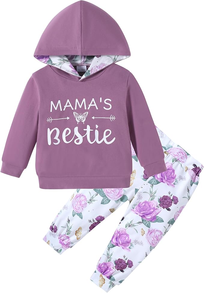 ZOEREA Toddler Girl Clothes Baby little Outfits Fall Winter Cute Sets 1-6T by ZOEREA