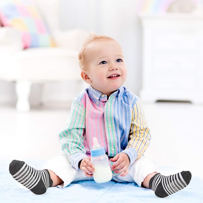 Tphon Non Slip Kids Toddler Socks - Image 3