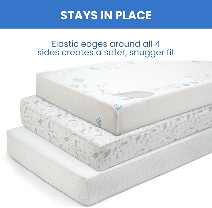 Delta Children Fitted Crib Sheets - Image 7