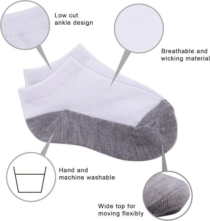 Duufin Toddler Socks 25 Pairs Ankle Socks - Image 5