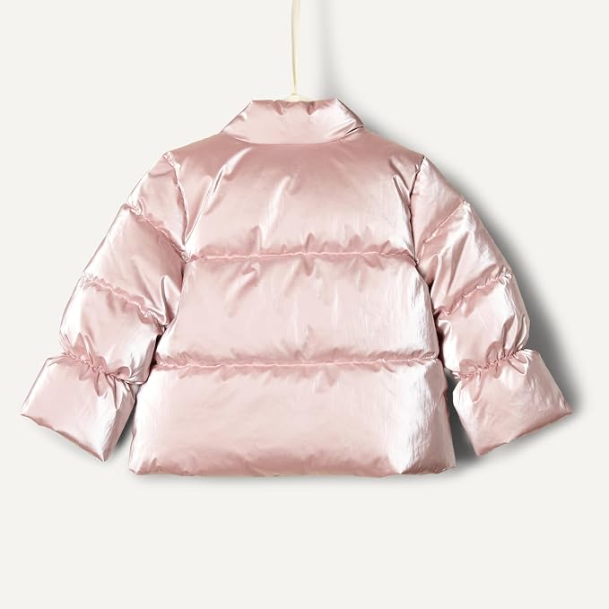 Amazon Essentials x Sofia Grainge Toddler and Baby Girls' Taffeta Puffer Jacket - Image 6