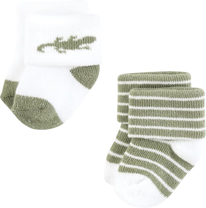 Hudson Baby Baby 8-pack Cotton Rich Newborn and Terry Socks - Image 6