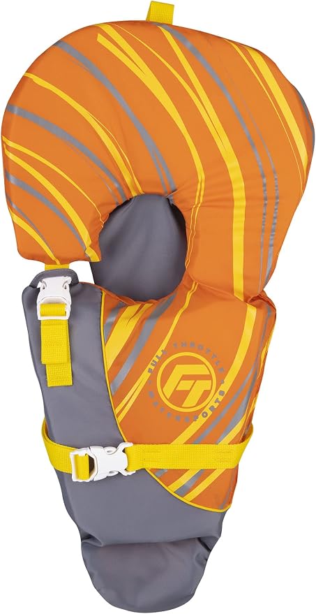Full Throttle Infant Baby-Safe USCG Approved Life Jacket by FullThrottleWatersports