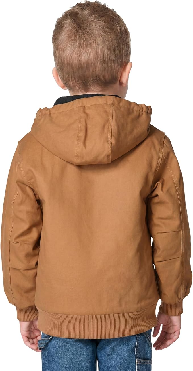 Carhartt Baby Boys Hooded Jacket | Polyester Blend | Quilted Polyester Brushed - Image 4