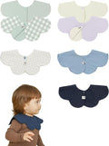 Konny Baby Bib 3/5/7-Pack Set, 360 ​​° Rotate, Soft and Absorbent Drooling by Konny