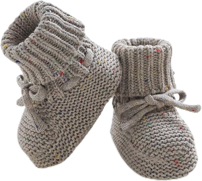 LAWKUL Baby Booties Newborn Babe First Walkers Non-Slip Stay On Boots Crib by LAWKUL