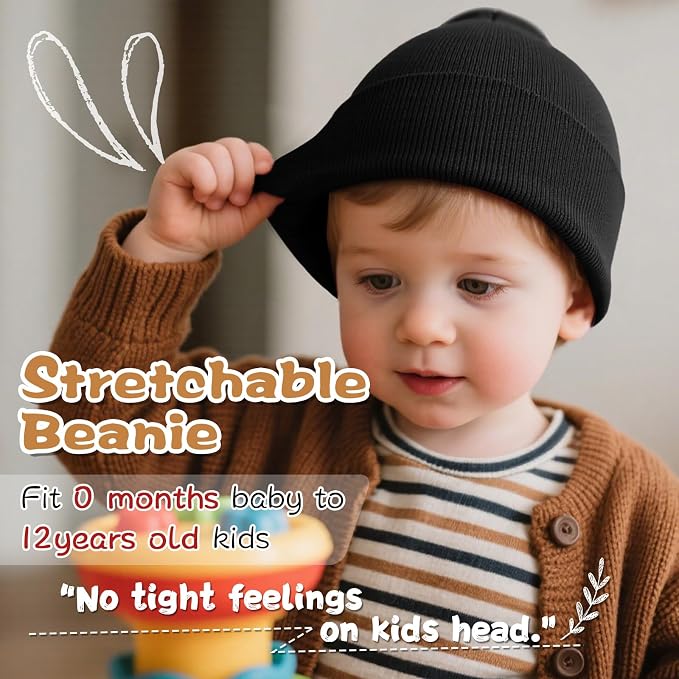 ZOORON Toddler Beanie Baby Beanies - Image 4