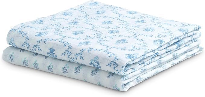 Delta Children 100% Cotton Muslin Baby Receiving Blankets - Image 11