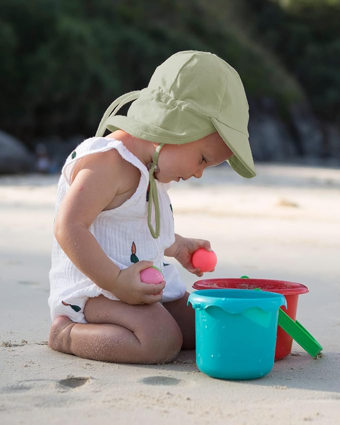 FURTALK Baby Sun Hat UPF 50+ UV Ray Sun Protection Cotton Toddler Hats - Image 3