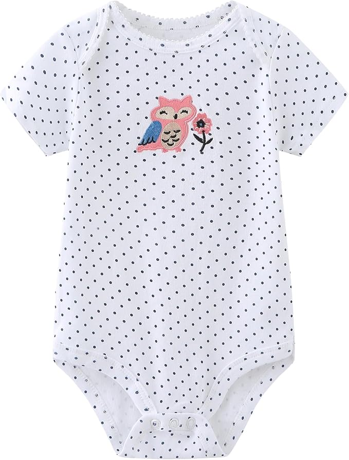Baby Bodysuit and Pant Set 10-pcs Cotton Soft Newborn Boy Girl Clothes Outfits