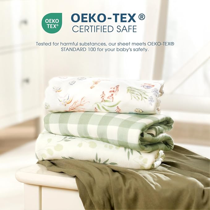 2 Pack Newborn Swaddle Blanket, Ultra Soft Stretchy Jersey Knit Extra Large - Image 7
