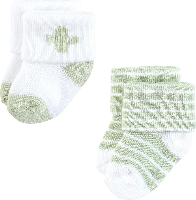 Hudson Baby Baby 8-pack Cotton Rich Newborn and Terry Socks - Image 3