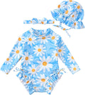 Renotemy Baby Swimsuit Girls One-Piece Swimwear Baby Beach Essentials 3M-3T by Renotemy
