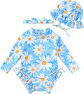 Renotemy Baby Swimsuit Girls One-Piece Swimwear Baby Beach Essentials 3M-3T by Renotemy