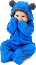 Cuddle Club Fleece Baby Bunting Bodysuit Hoodie, Newborn by CuddleClub