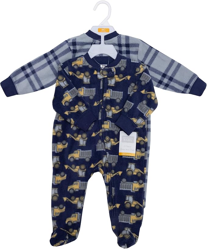 Hudson Baby Unisex Baby Fleece Sleep and Play - Image 2