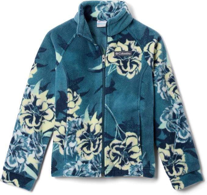 Columbia Youth Girls Benton Springs II Printed Fleece Jacket by Columbia