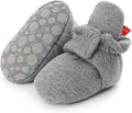 Infant Baby Boys Girls Cozy Fleece Booties Stay on Slippers Non Slip Soft by Bellocasa