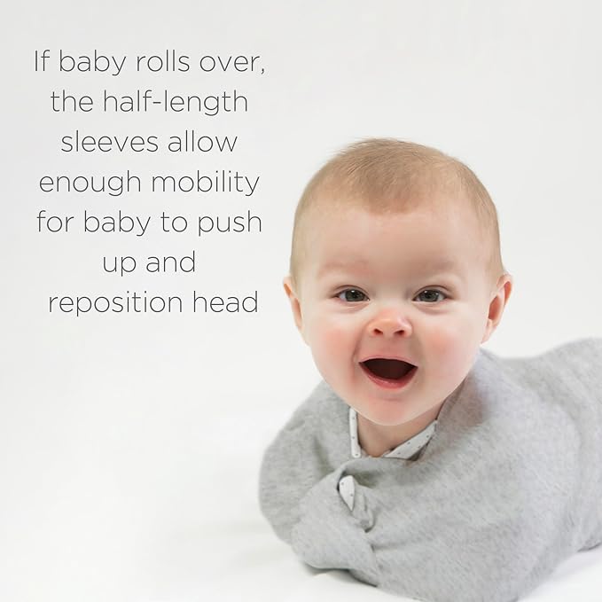 SwaddleDesigns Transitional Swaddle Sack, Arms Up Half-Length Sleeve & Mitten - Image 4
