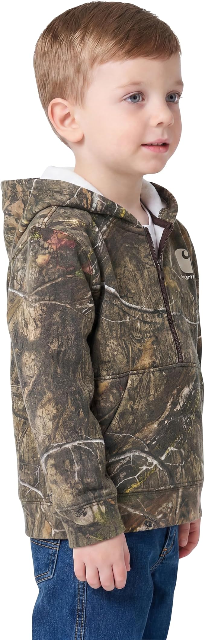 Carhartt Kid's CA6273 Long-Sleeve Half-Zip Sweatshirt - Image 3