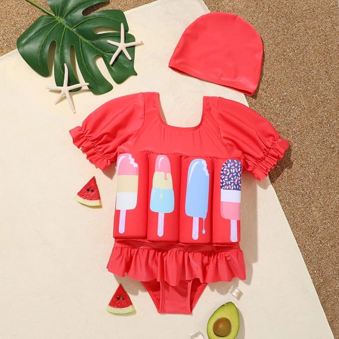 Kids Boys Girls Floatation Swimsuit - Image 3