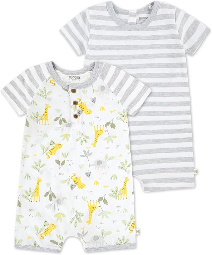 HUGGIES Baby Multi-pack Short Sleeve Romper by Huggies%C2%AE
