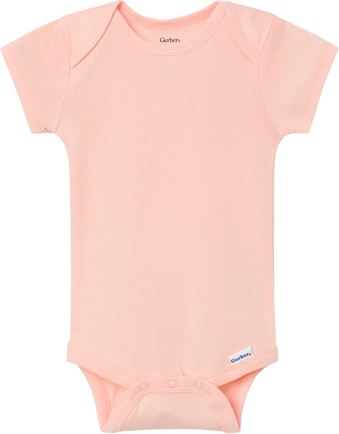 Gerber Baby Boys & Girls 8-Pack Short Sleeve Onesies Bodysuits - Image 2