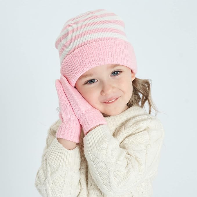 UTTPLL Toddler Magic Stretch Gloves Mittens Multicolor Soft Knit Gloves Warm - Image 6