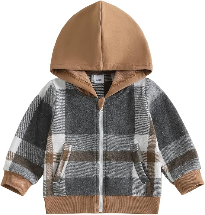 MERSARIPHY Toddler Boy Hoodies Jacket Baby Boy Lightweight Zip Up Coat by MERSARIPHY