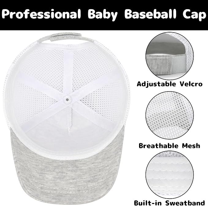 Olreco Baby Baseball Cap Toddler Baseball Hat - Image 3